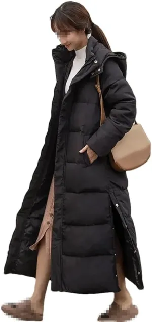 Slim Long Hooded Parkas Winter Casual Thicken Coats Snow Wear Warm Cotton Padded Jackets Women Windbreak Coats
