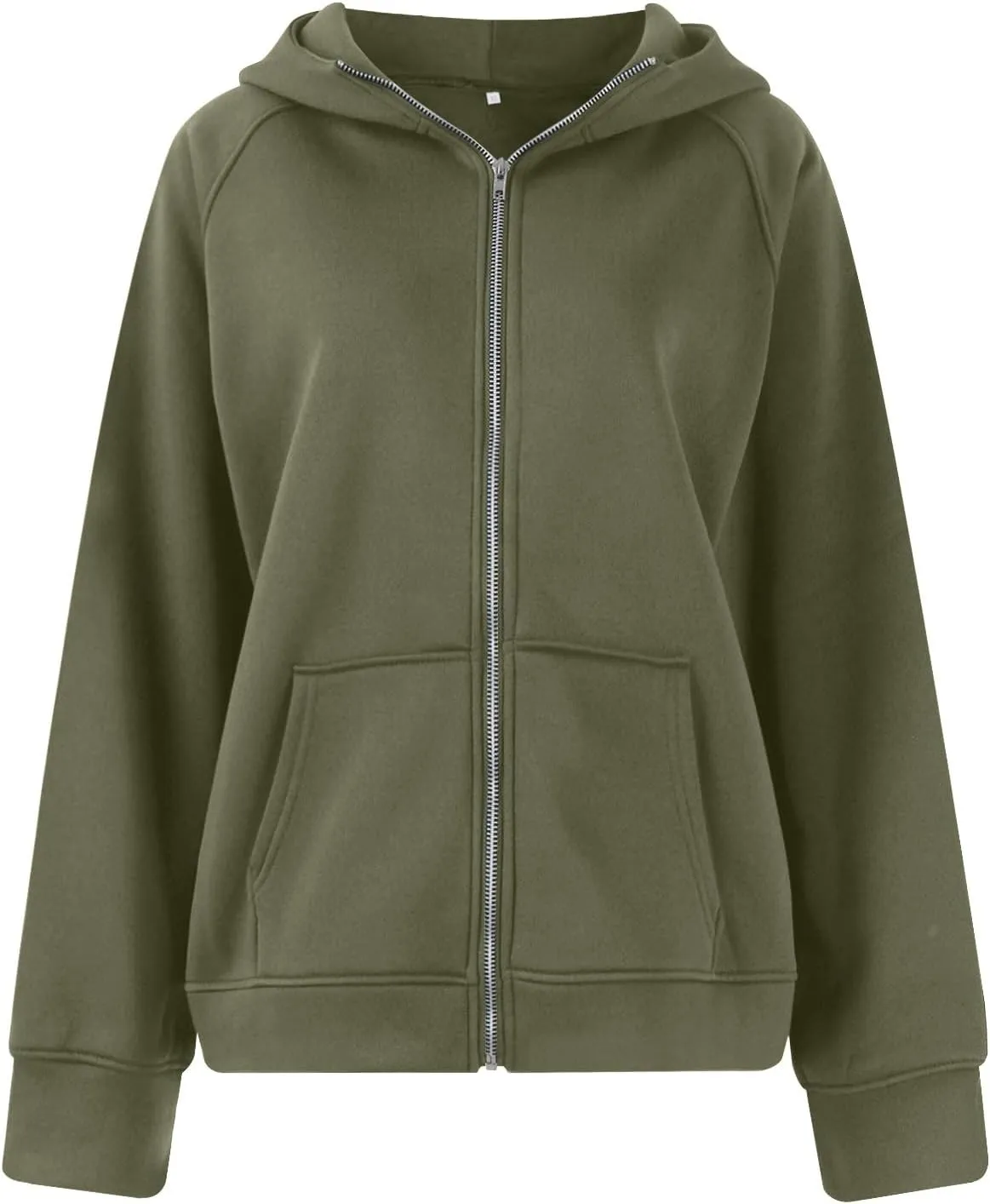 slqdgmryz Womens Zip Up Hoodies Winter Fleece Jacket Althletic Oversized Hooded Sweatshirt Plain Y2k Hoodie with Pockets