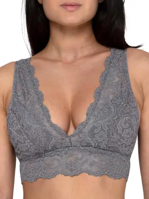 Smart & Sexy Women's Lace Deep V Wireless Bralette  Comfortable & Stylish, Multi-Packs Available