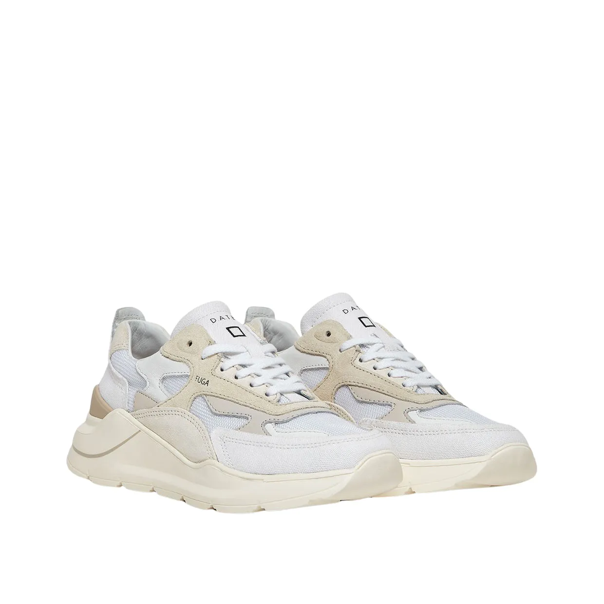 Sneakers Donna D.A.T.E. Fuga Bianco / Beige