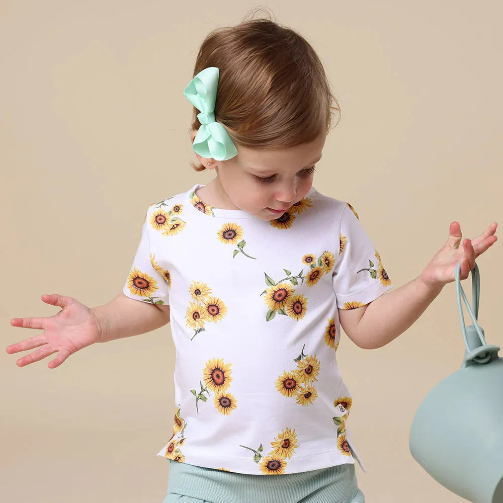 Snuggle Hunny - Organic T-Shirt - Sunflower