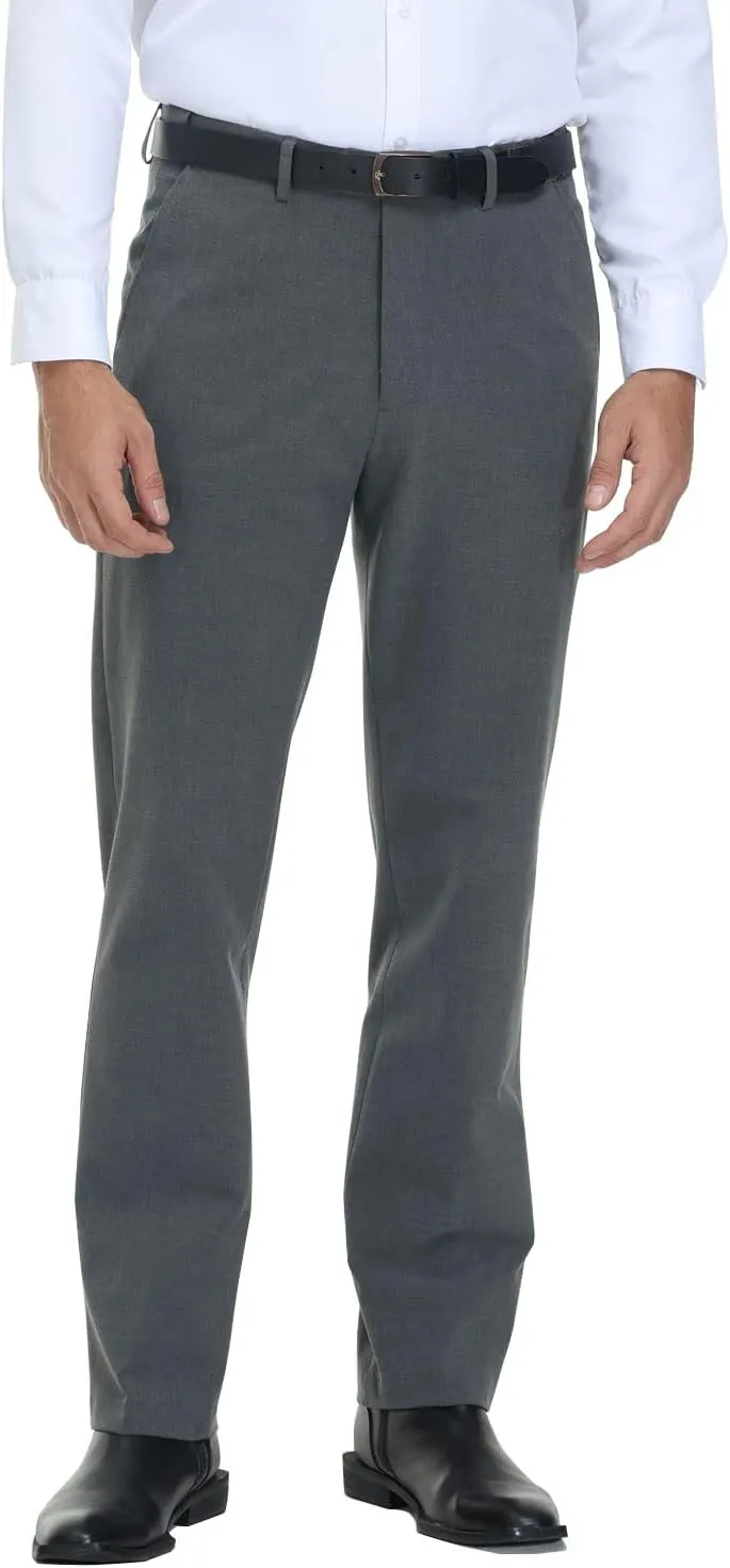 Soojun Men's Modern Fit Expandable Waist Premium Comfort Dress Pant