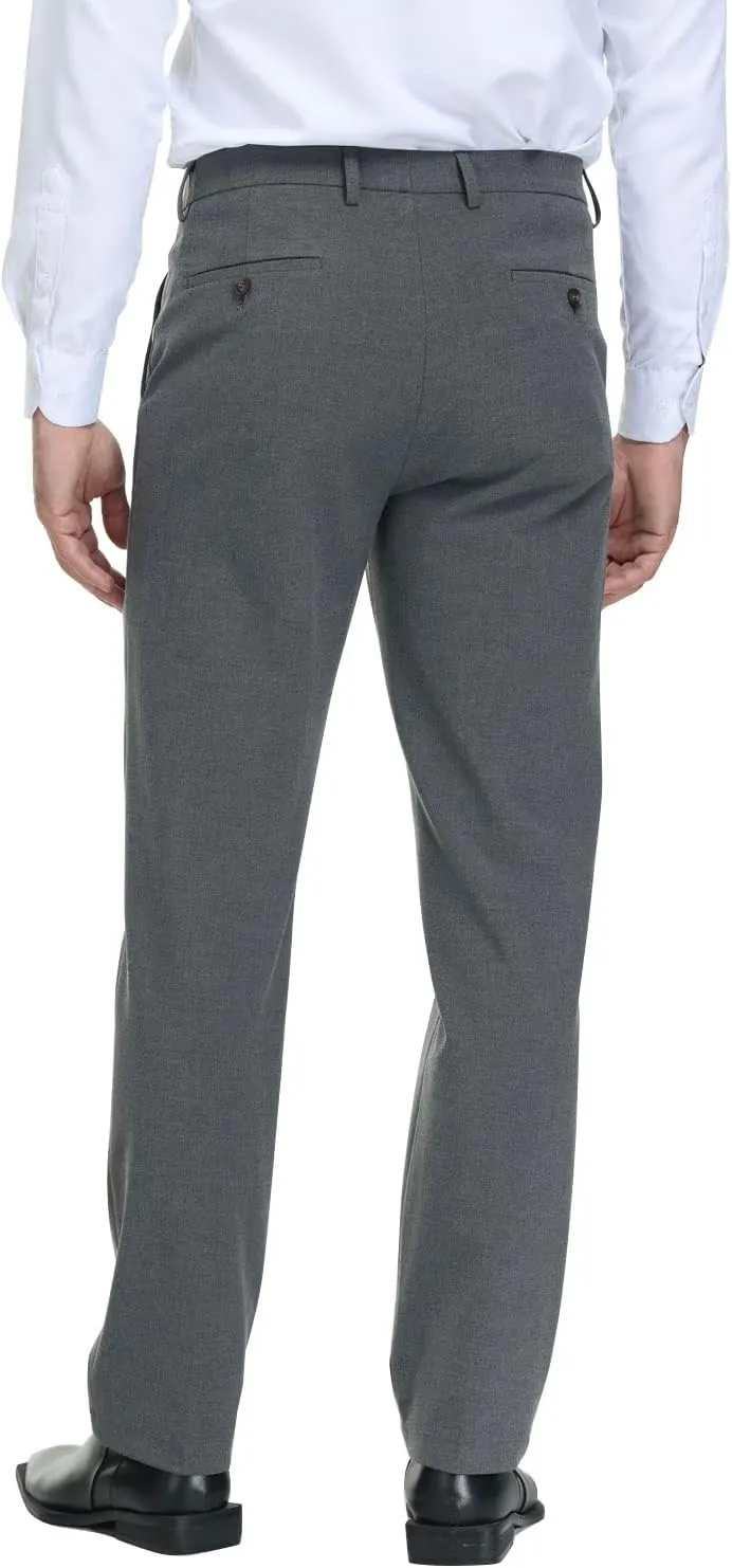 Soojun Men's Modern Fit Expandable Waist Premium Comfort Dress Pant