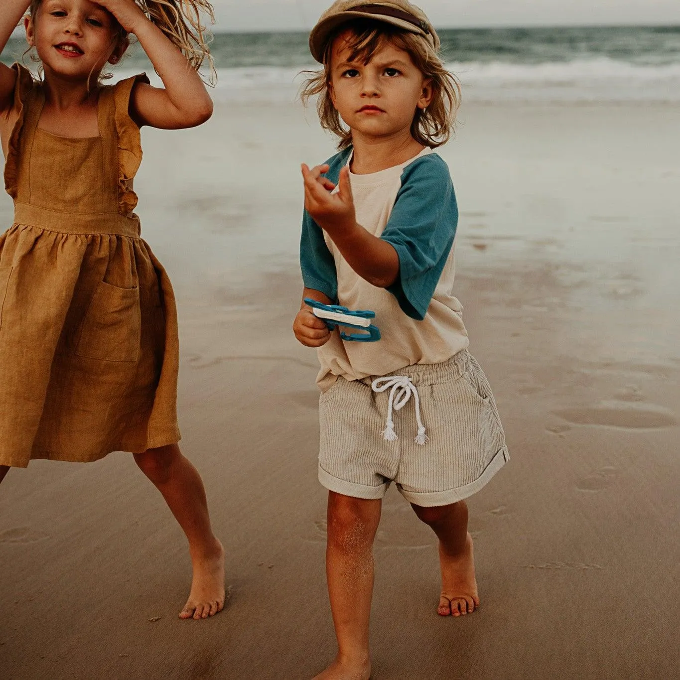 Summer Explorer Corduroy Shorts ~ in Coffee, Oatmeal & Mustard (NEW!)