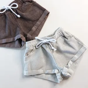 Summer Explorer Corduroy Shorts ~ in Coffee, Oatmeal & Mustard (NEW!)