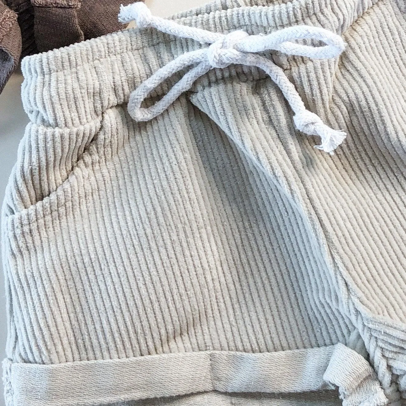 Summer Explorer Corduroy Shorts ~ in Coffee, Oatmeal & Mustard (NEW!)