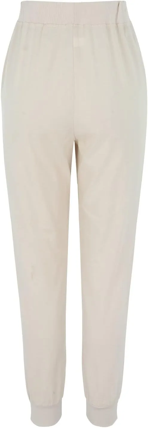 Summer Pants For Women 2024 Linen Straight Leg Beach Pants Drawstring High Waist Loose Comfy Trousers with Pockets