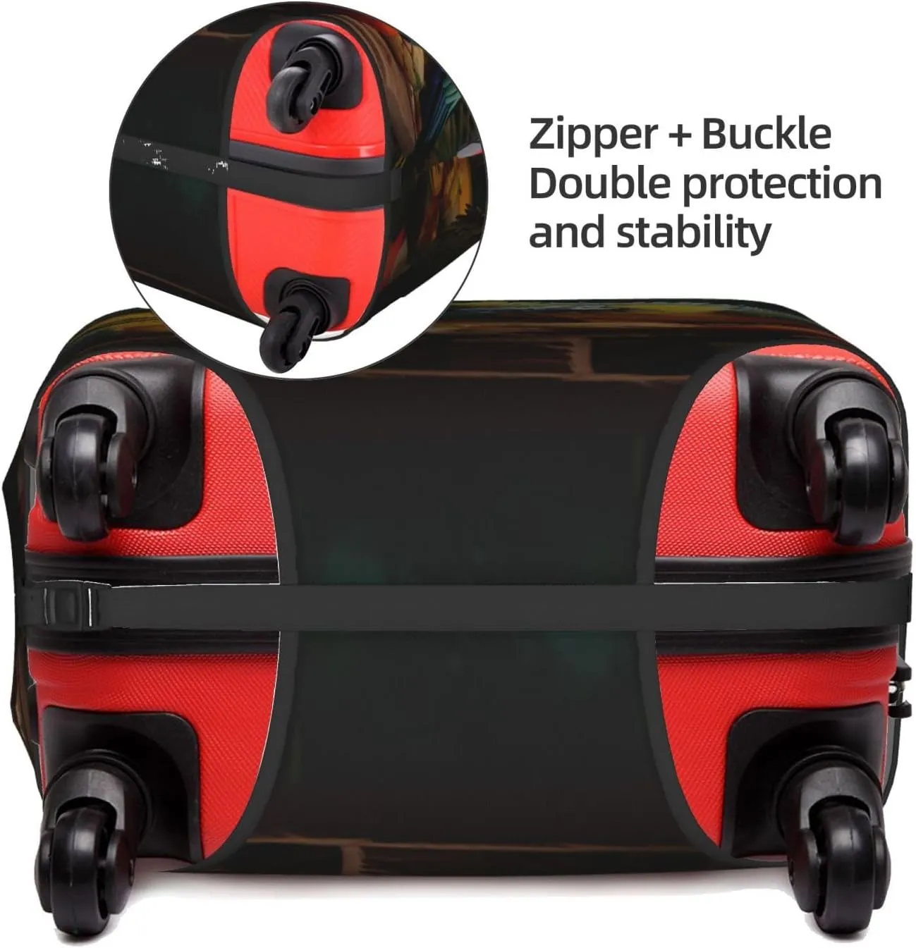 Summer Parrot Durable Elastic Suitcase Cover - Protect And Distinguish Your Luggage