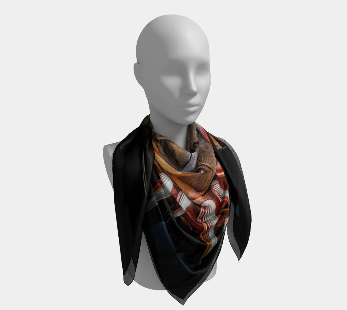Sun Mask Square Scarf