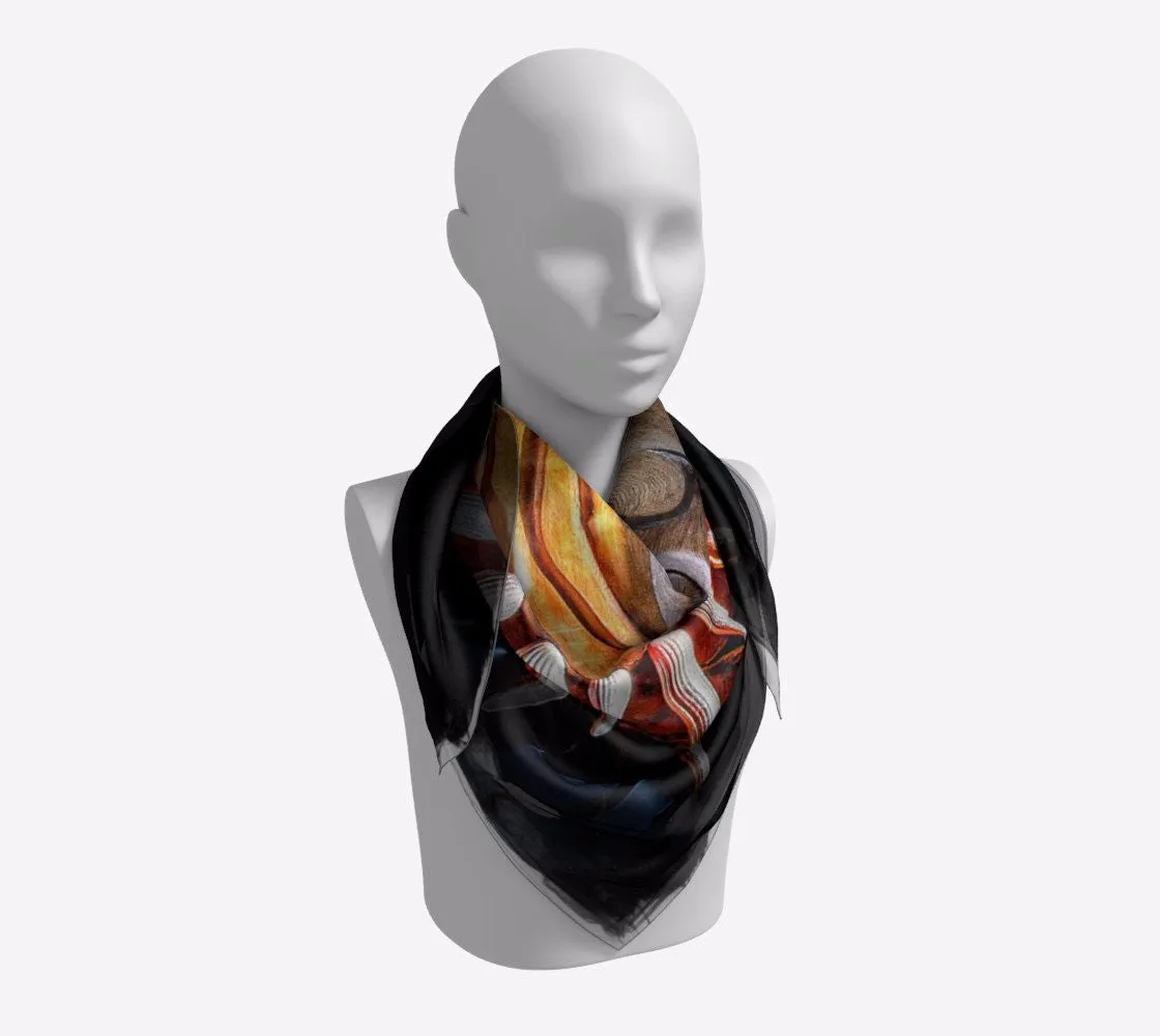 Sun Mask Square Scarf