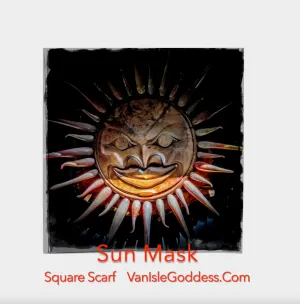 Sun Mask Square Scarf