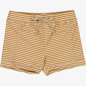Swim Shorts Ulrik - golden green stripe