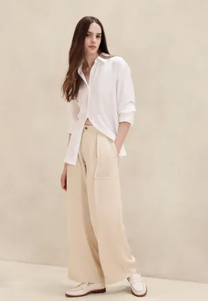 Tencel Wide Leg Pants
