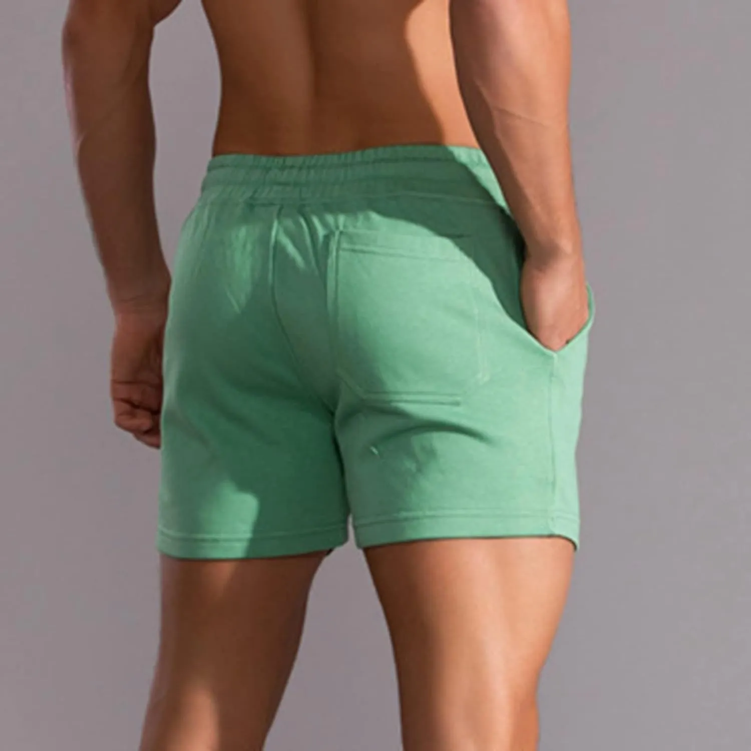 Thatrich Men's 3" Shorts Workout Running Short Lightweight Cotton Trunks Slim Fit Casual Summer Beach Outfits SweatShorts
