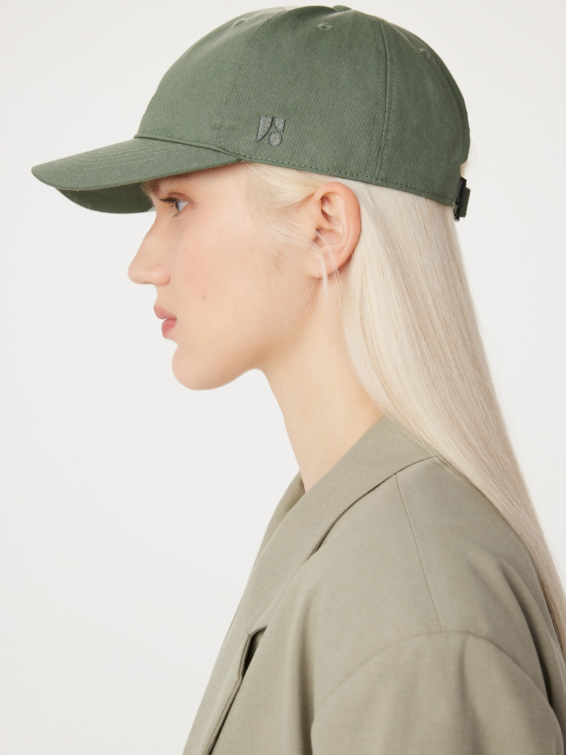 The Garment Dyed Dad Cap in Agave