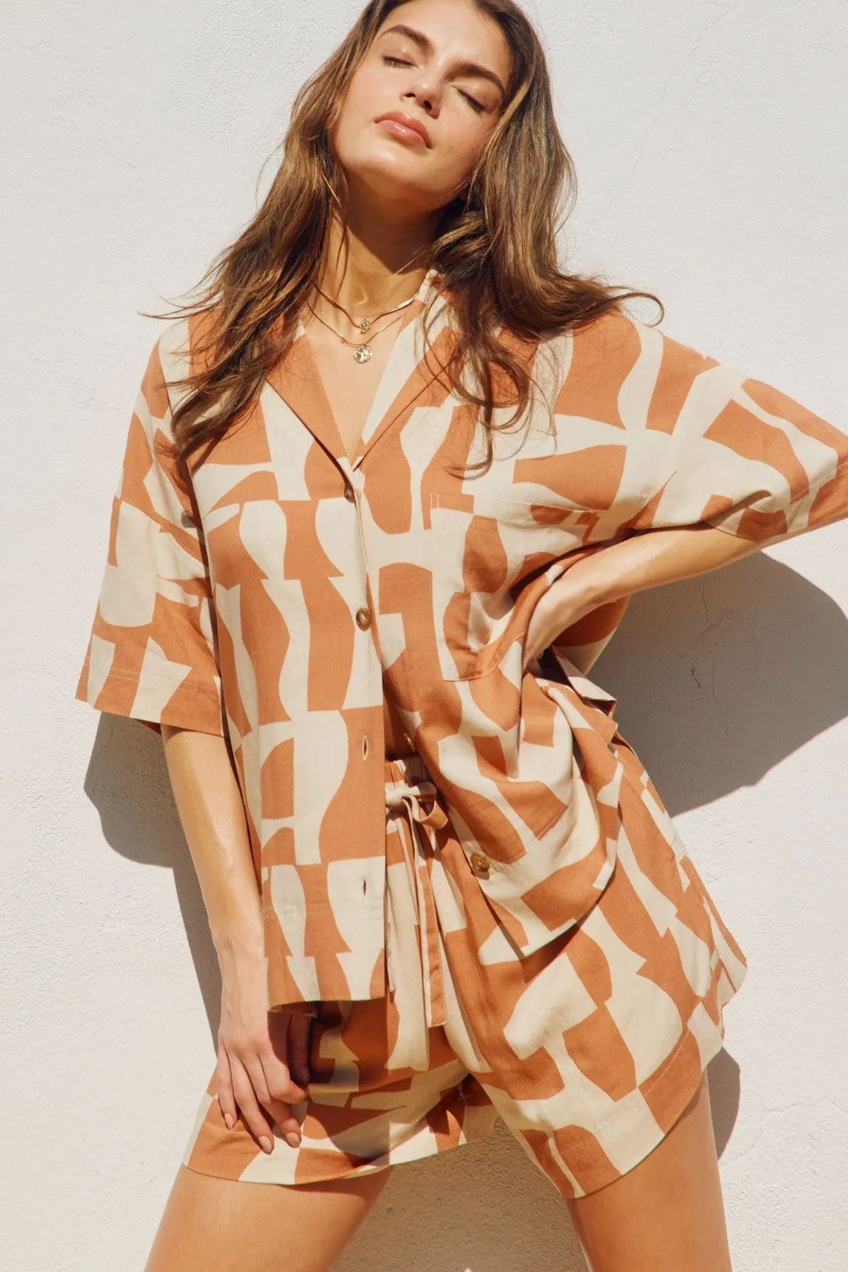 The Sunday Lounge Top   Shorts Set - Sold Separately