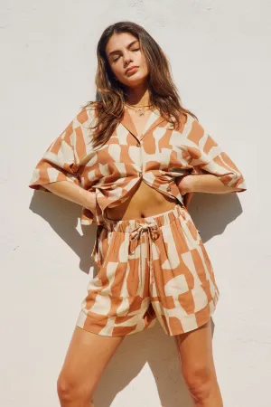 The Sunday Lounge Top   Shorts Set - Sold Separately
