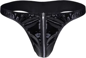 Thong for Men Sexy Slutty Low Rise Zipper G-String Bikini Comfortable Soft Mesh Sexy Athletic Supporter