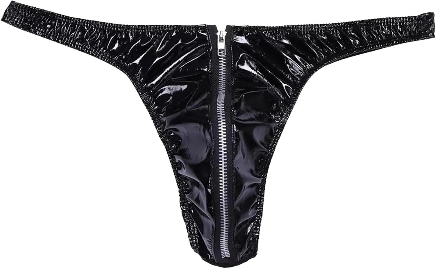 Thong for Men Sexy Slutty Low Rise Zipper G-String Bikini Comfortable Soft Mesh Sexy Athletic Supporter