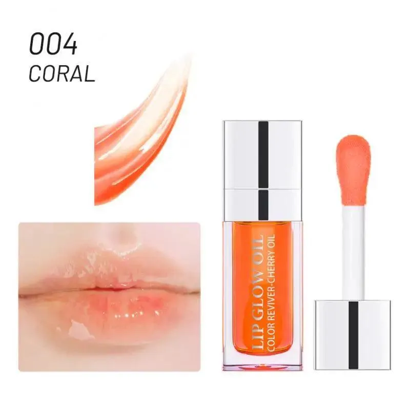 Tinted Lip Plumper Lips Glow Oil Treatment Serum