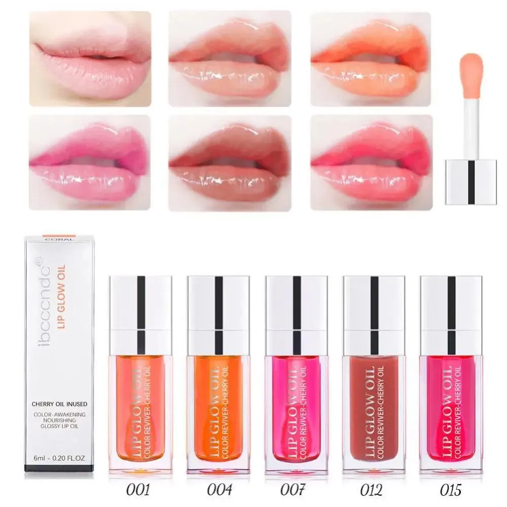 Tinted Lip Plumper Lips Glow Oil Treatment Serum