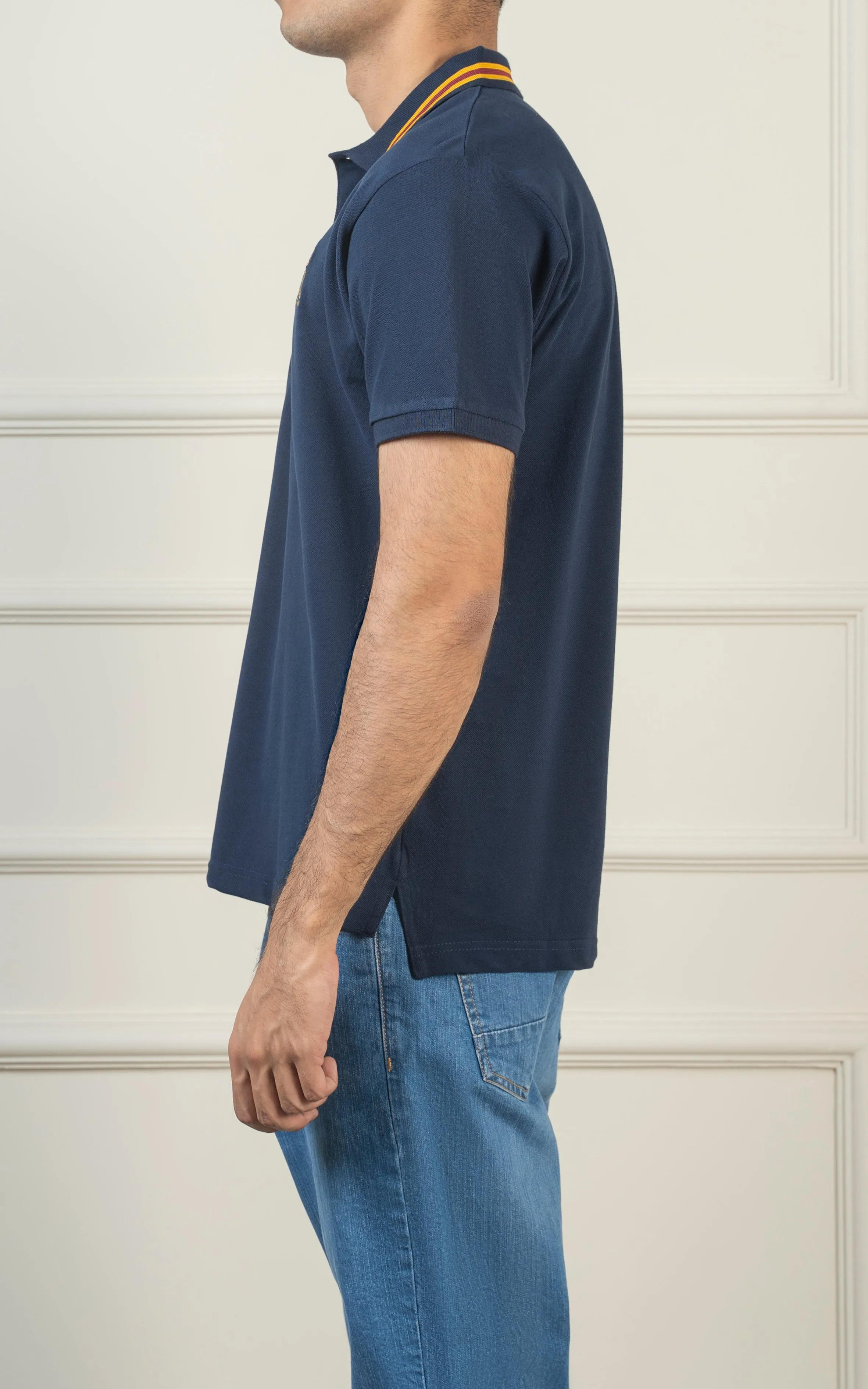 TIPPING COLLAR POLO NAVY