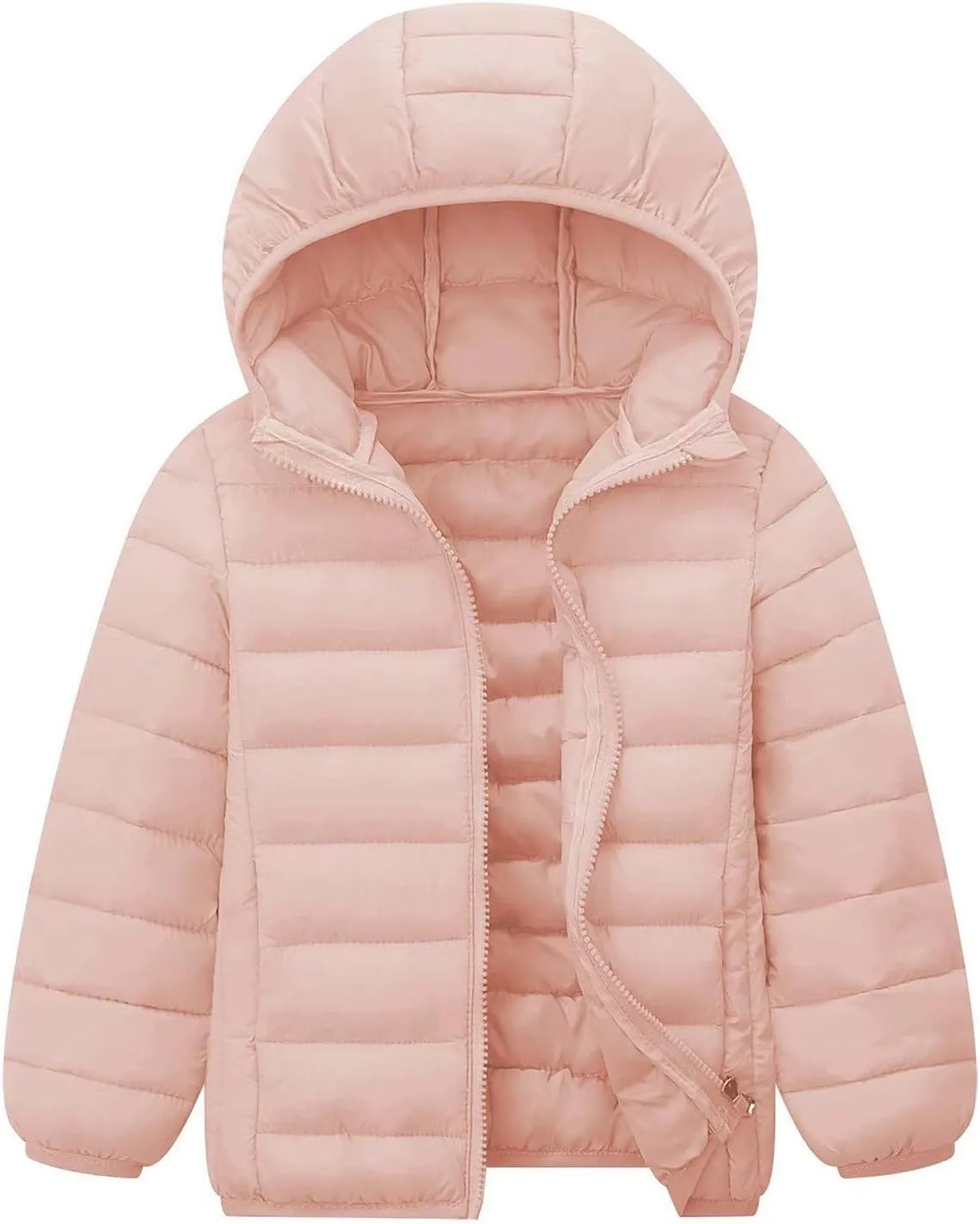 Toddler Winter Coats Puffer Padded Jacket Boys Girls Bear Hoods Down Jacket Light Weight Outerwear Jacket Coats