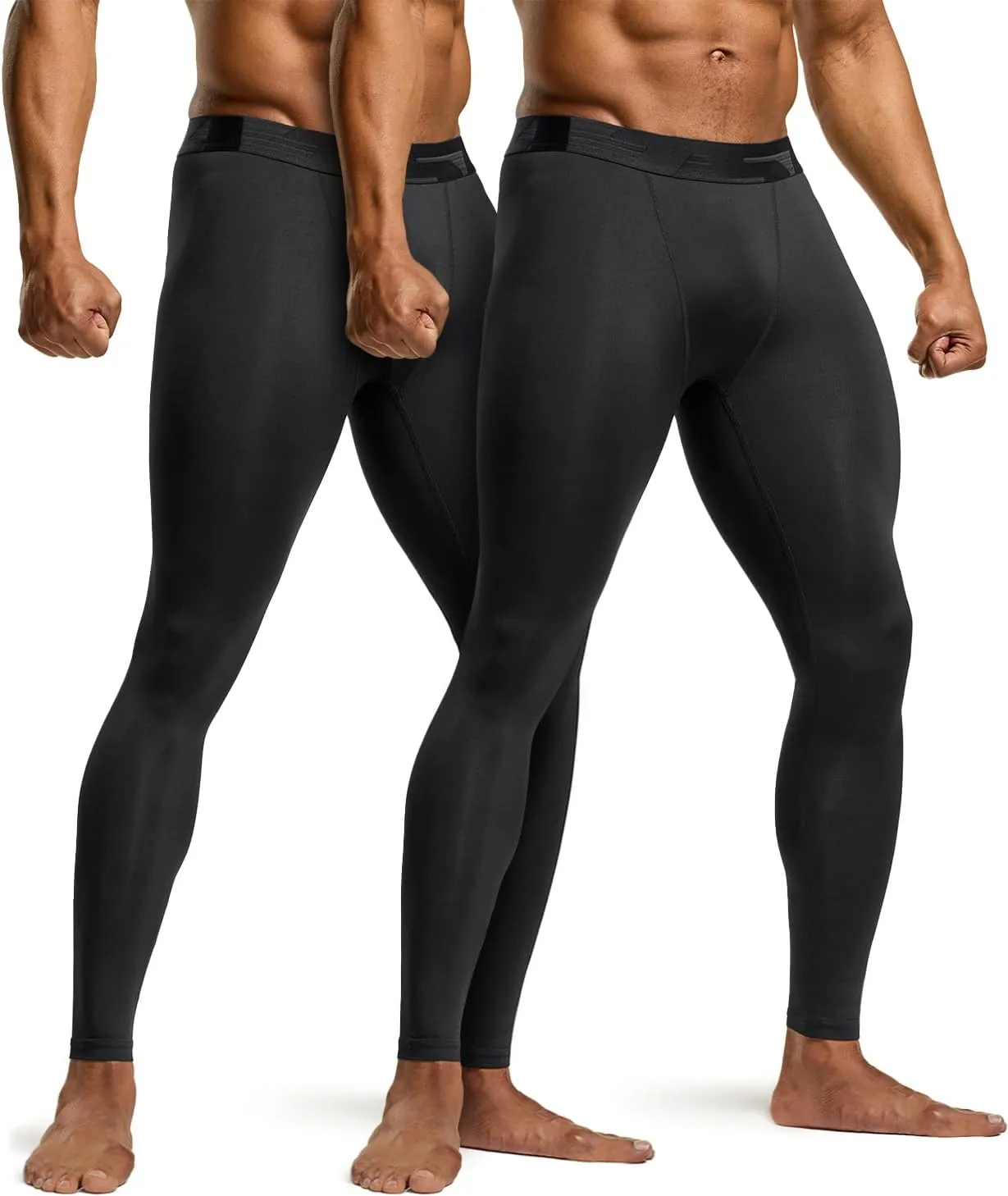 TSLA Men's Compression Pants - Cool Dry Athletic Sports Workout Running Tights Leggings Baselayer