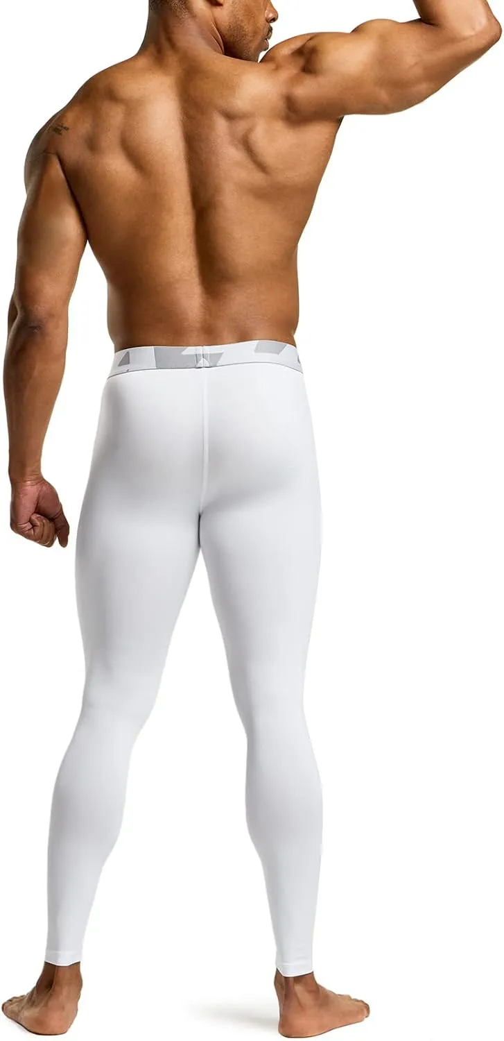 TSLA Men's Compression Pants - Cool Dry Athletic Sports Workout Running Tights Leggings Baselayer