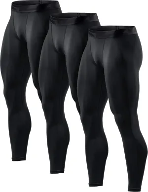 TSLA Men's Compression Pants - Cool Dry Athletic Sports Workout Running Tights Leggings Baselayer
