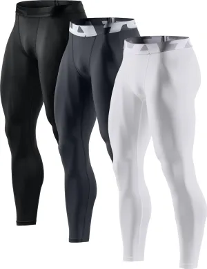 TSLA Men's Compression Pants - Cool Dry Athletic Sports Workout Running Tights Leggings Baselayer