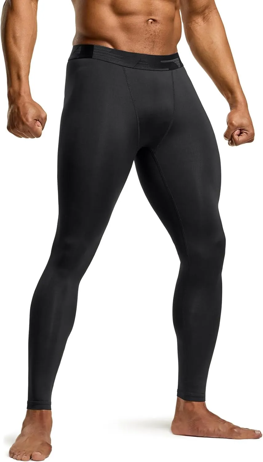 TSLA Men's Compression Pants - Cool Dry Athletic Sports Workout Running Tights Leggings Baselayer