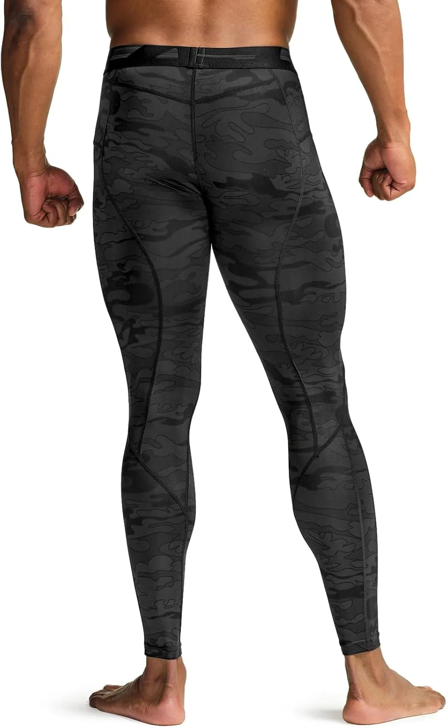 TSLA Men's Compression Pants - Cool Dry Athletic Sports Workout Running Tights Leggings Baselayer