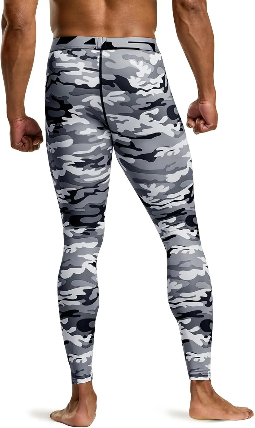 TSLA Men's Compression Pants - Cool Dry Athletic Sports Workout Running Tights Leggings Baselayer