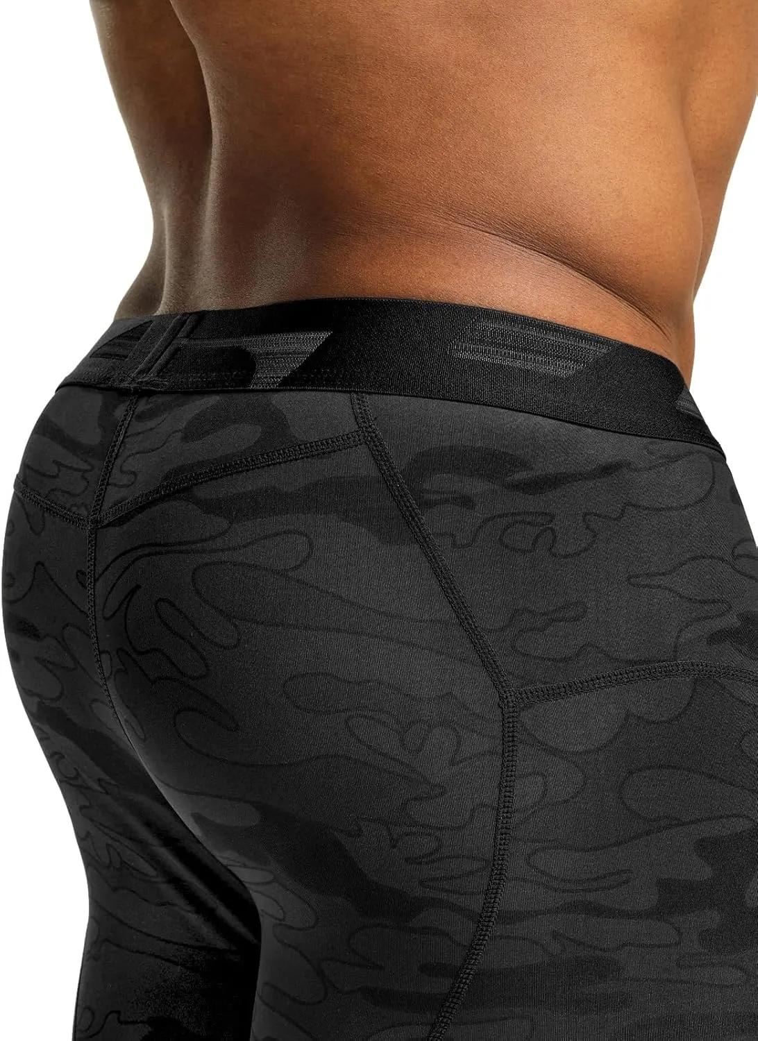 TSLA Men's Compression Pants - Cool Dry Athletic Sports Workout Running Tights Leggings Baselayer