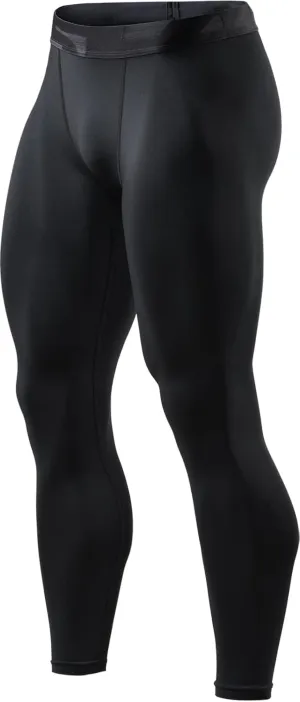 TSLA Men's Compression Pants - Cool Dry Athletic Sports Workout Running Tights Leggings Baselayer