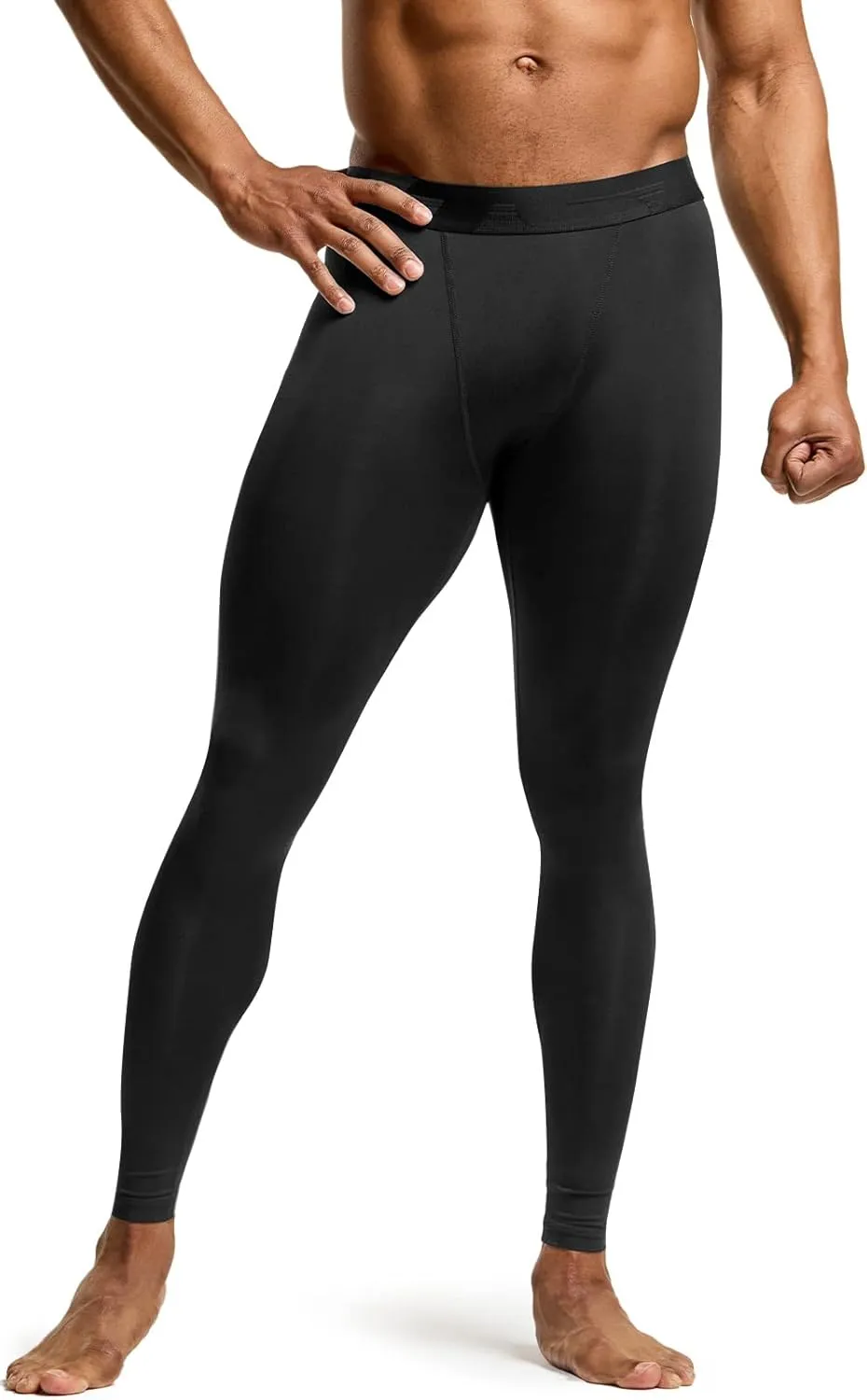 TSLA Men's Compression Pants - Cool Dry Athletic Sports Workout Running Tights Leggings Baselayer