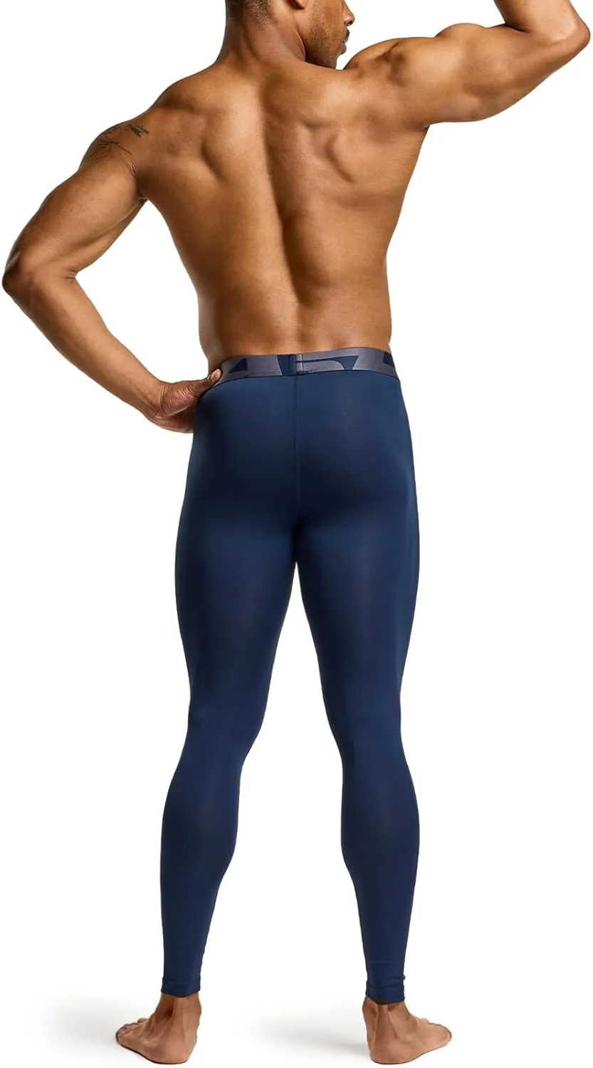 TSLA Men's Compression Pants - Cool Dry Athletic Sports Workout Running Tights Leggings Baselayer