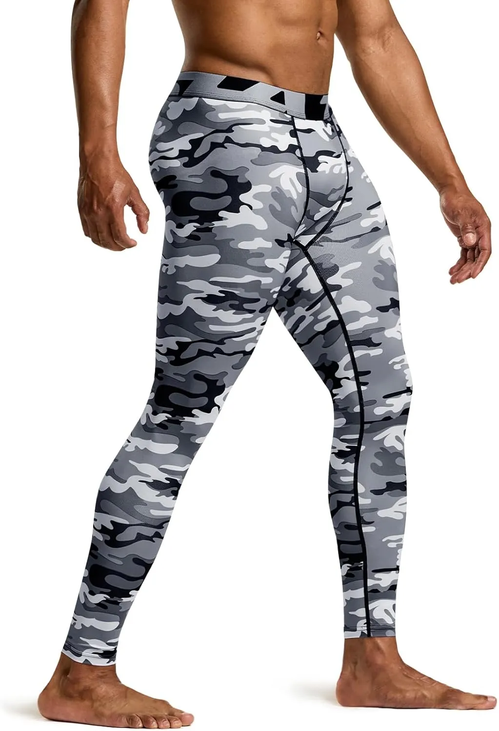 TSLA Men's Compression Pants - Cool Dry Athletic Sports Workout Running Tights Leggings Baselayer