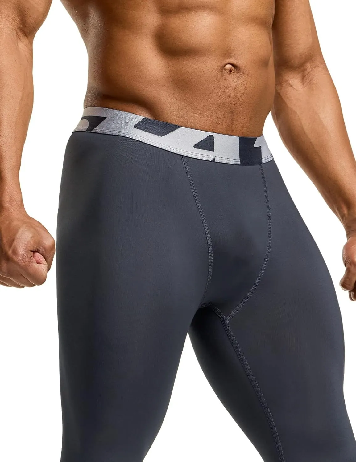TSLA Men's Compression Pants - Cool Dry Athletic Sports Workout Running Tights Leggings Baselayer