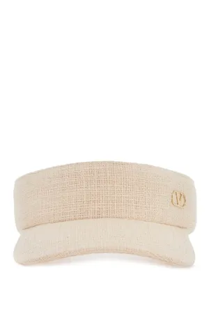 Valentino Garavani canvas visor shield for