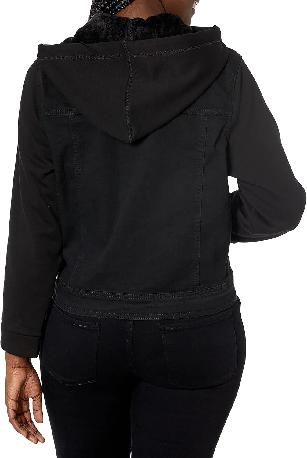 WallFlower Women's Dreamer Denim Jackets Juniors (Standard and Plus)