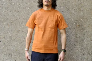 Warehouse 5.5oz "Bamboo Textured" Pocket Tee (Dark Orange)
