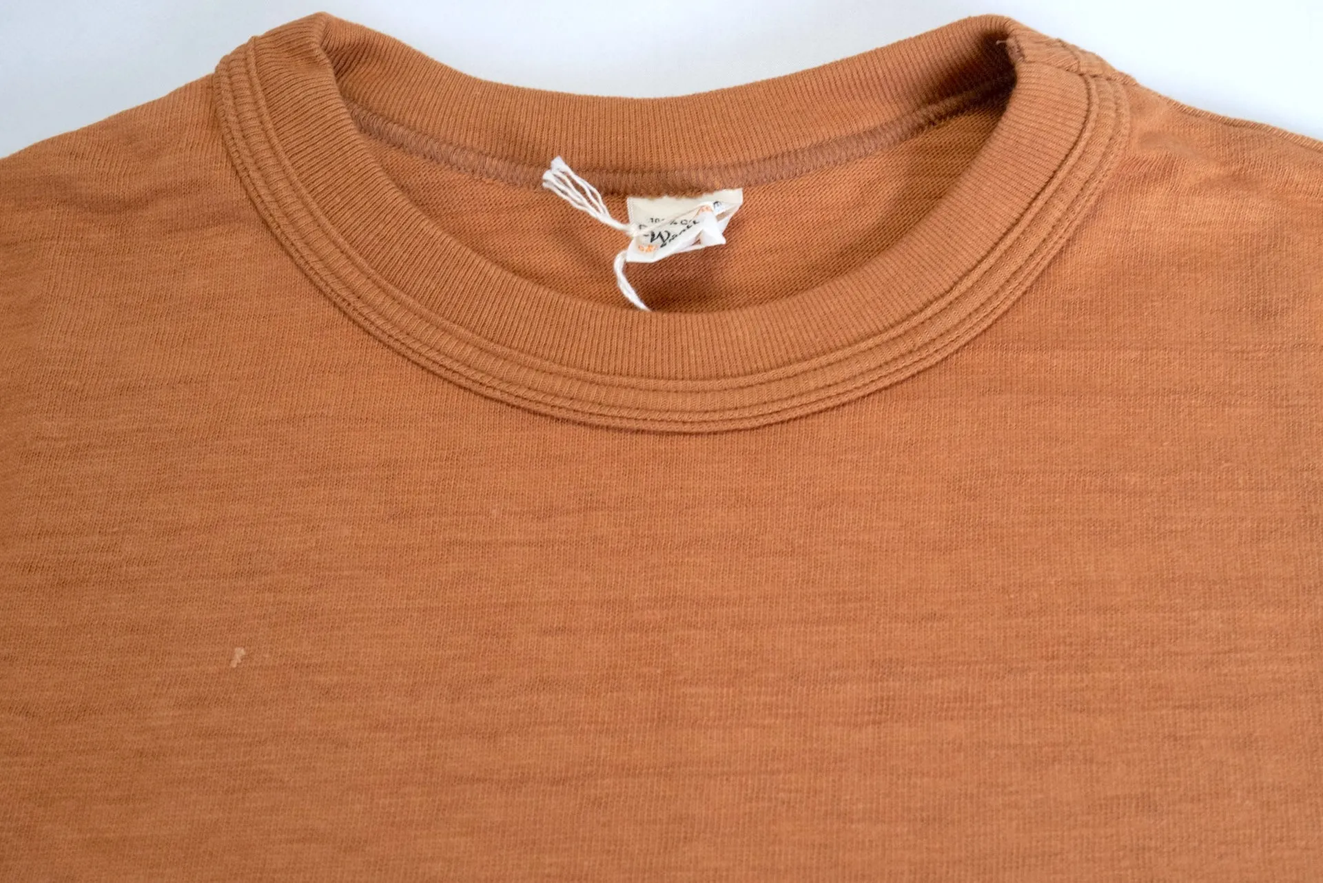 Warehouse 5.5oz "Bamboo Textured" Pocket Tee (Dark Orange)
