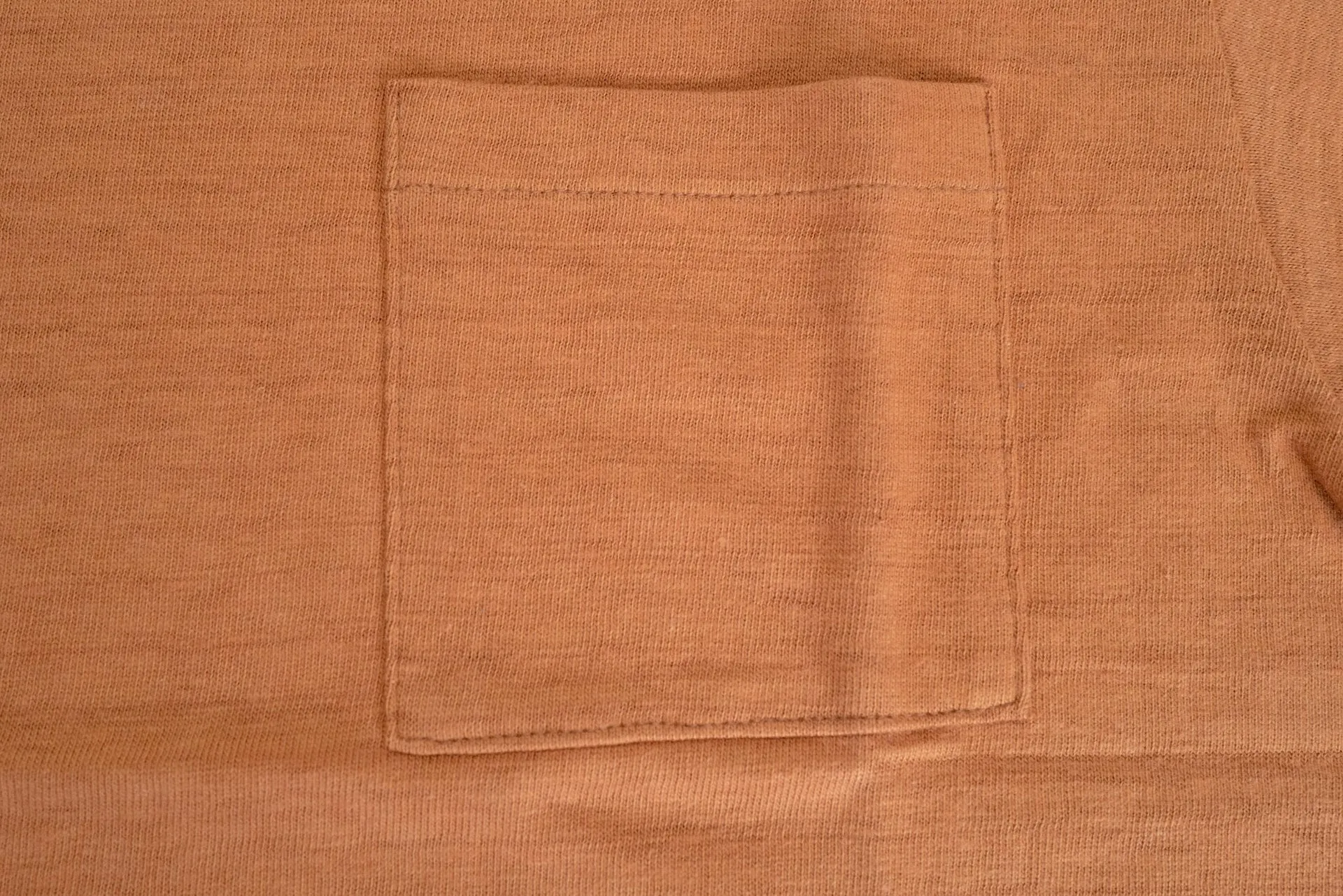 Warehouse 5.5oz "Bamboo Textured" Pocket Tee (Dark Orange)