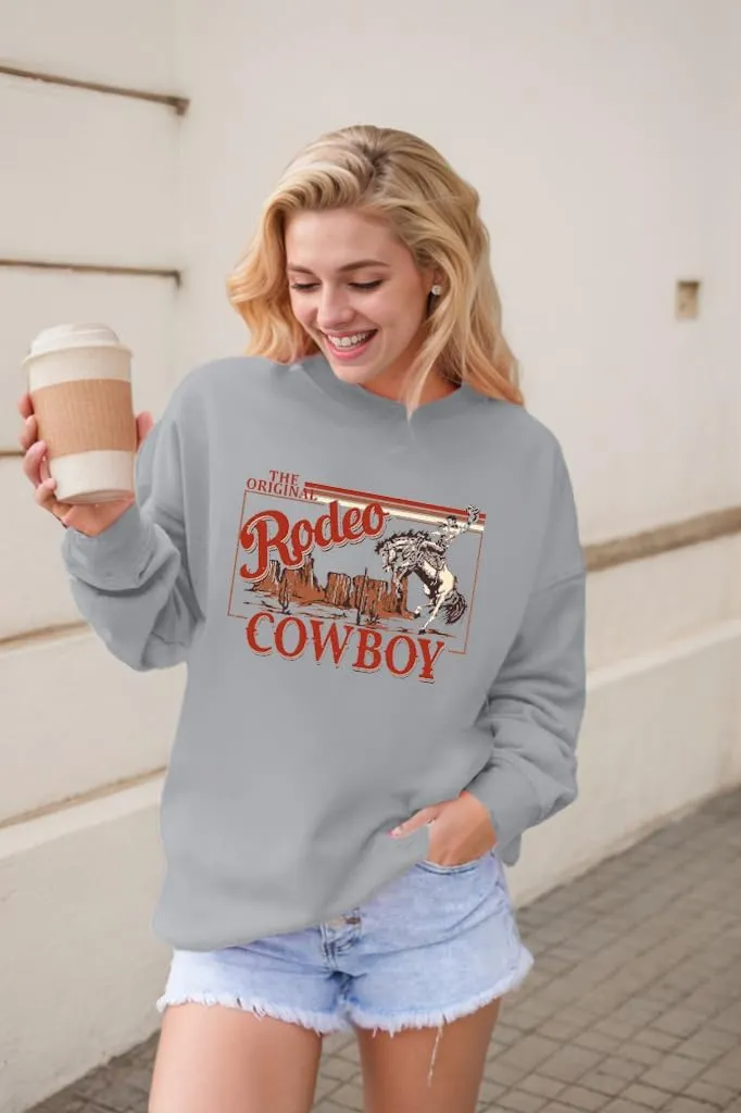 Western Sweatshirt Cowgirl Outfits for Women Rodeo Outfit Country Concert Tops Pullover Long Sleeve Sweaters