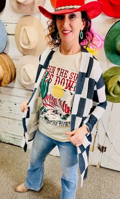 When the sun goes down tee