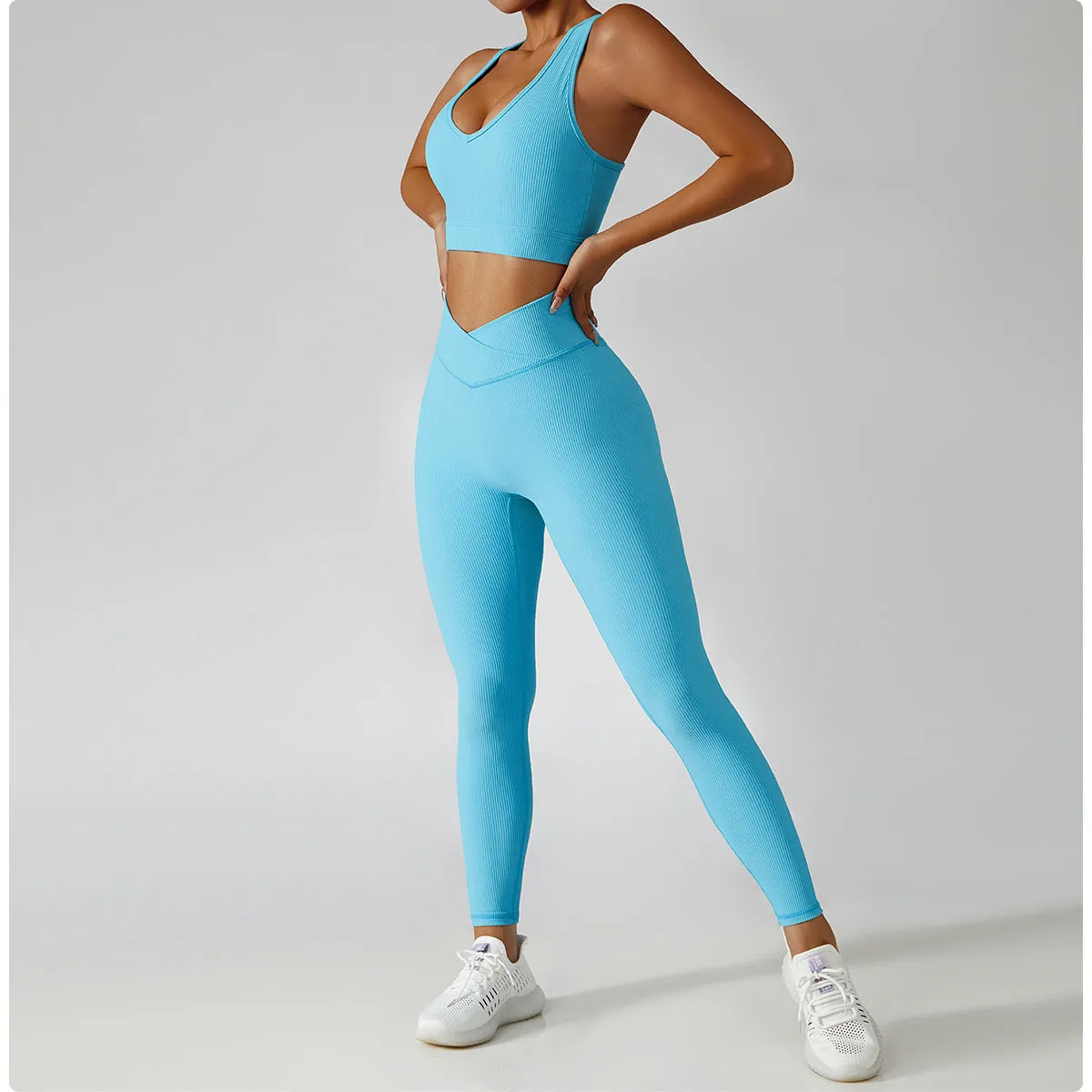 Wholesale Solid Fitness Workout Leggings