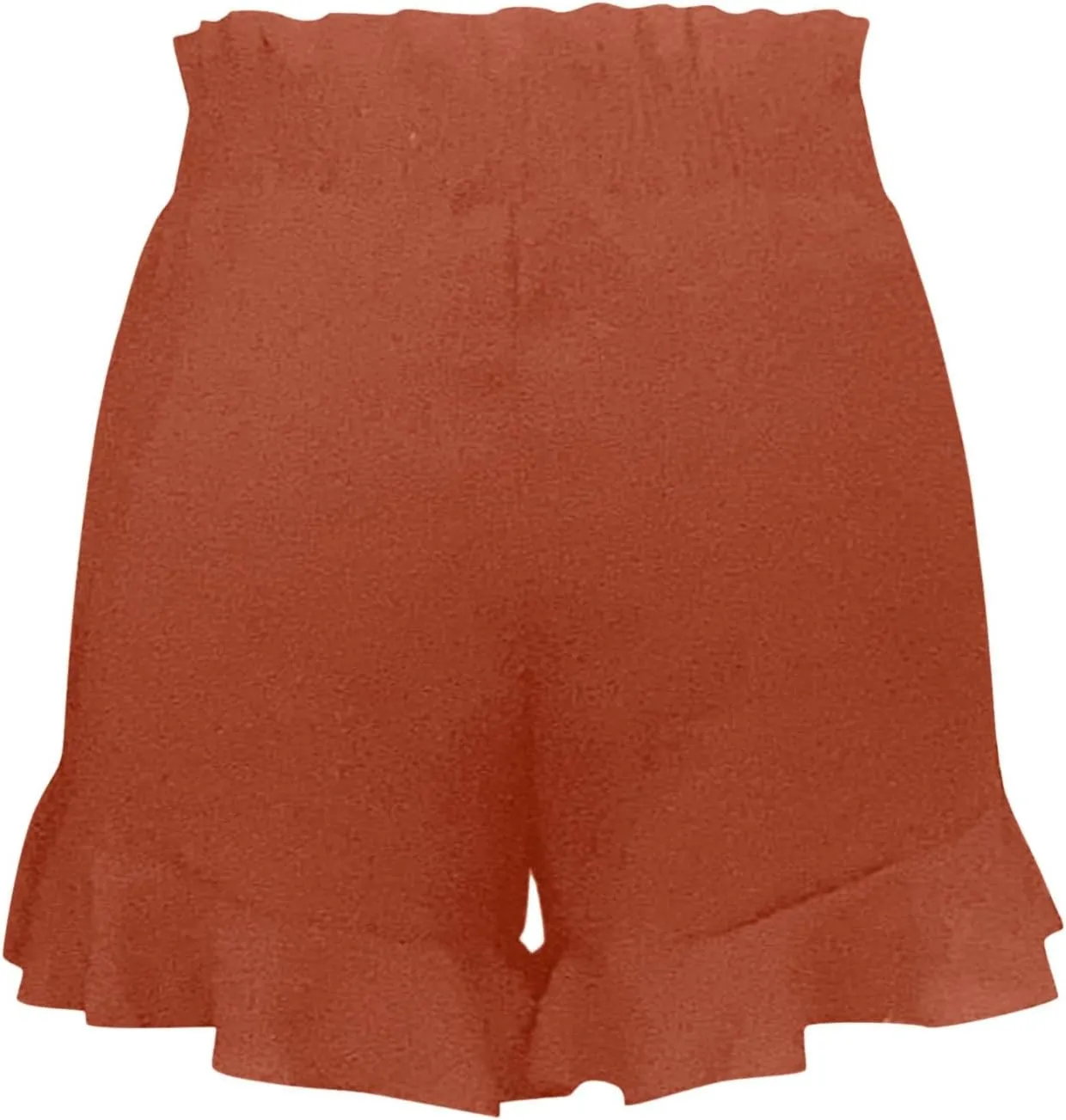 Women Skate Skirt Mini Wrap Skirt Beach Flowing Linen High Waist Shorts Summer Women Spandex Short