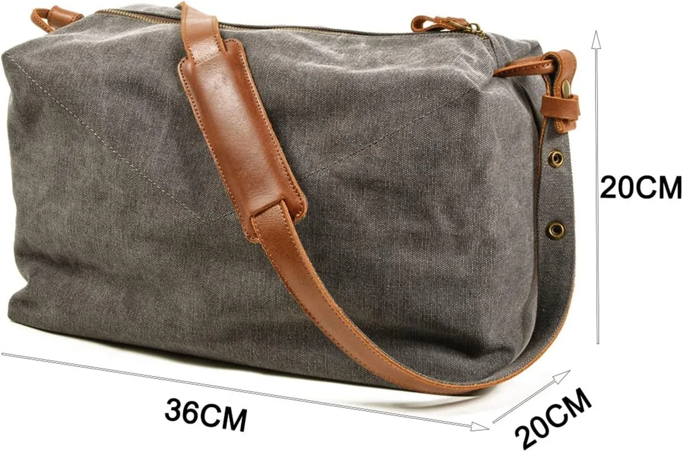 women Waxed Canvas Shoulder Simple Style Message Summer Men Cross body Bag Customized
